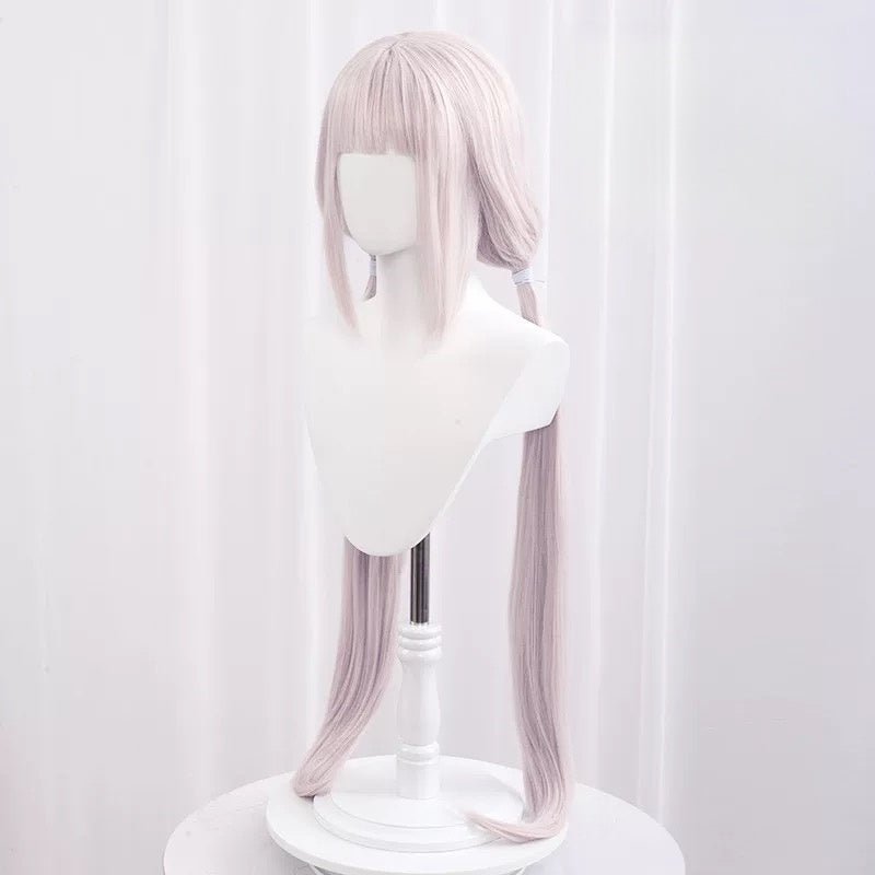 L - email Wig NEKOPARA Chocola Vanilla 100cm Cosplay Wig - lemailwigs