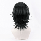 L - email Wig ONE PIECE Portgas D. Ace Black Green 35cm Halloween Cosplay Wig - lemailwigs