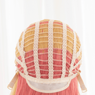 L - email Wig Oshi no Ko Ruby Hoshino Blonde Mixed Red Cosplay Costume And Wig Full Set - lemailwigs