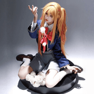 L - email Wig Oshi no Ko Ruby Hoshino Blonde Mixed Red Cosplay Costume And Wig Full Set - lemailwigs