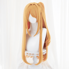L - email Wig Oshi no Ko Ruby Hoshino Blonde Mixed Red Cosplay Costume And Wig Full Set - lemailwigs