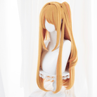 L - email Wig Oshi no Ko Ruby Hoshino Blonde Mixed Red Cosplay Costume And Wig Full Set - lemailwigs