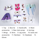 L - email Wig Overwatch Kiriko Magical Girl Cosplay Costume - lemailwigs