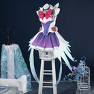 L - email Wig Overwatch Kiriko Magical Girl Cosplay Costume - lemailwigs