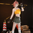 L - email Wig Overwatch Mercy Girl Group Collab Cosplay Costume - lemailwigs