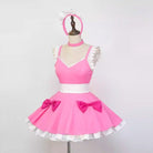 L - email Wig Panty Stocking with Garterbelt Panty Anarchy Sweets Paradise Maid Outfit Cosplay Costume - lemailwigs