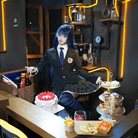 L - email Wig Panty & Stocking with Garterbelt Stocking Anarchy School Uniforms Cosplay Costume - lemailwigs