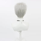 L - email Wig Persona 3 Akihiko Sanada Silver Gray Halloween Cosplay Wig - lemailwigs