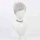 L - email Wig Persona 3 Akihiko Sanada Silver Gray Halloween Cosplay Wig - lemailwigs