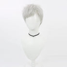 L - email Wig Persona 3 Akihiko Sanada Silver Gray Halloween Cosplay Wig - lemailwigs