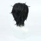 L - email Wig Persona 5 Ren Amamiya Black Halloween Cosplay Wig - lemailwigs