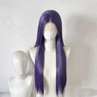 L - email Wig Purple Lace Front 75cm Long Straight Wig - lemailwigs