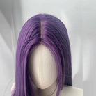 L - email Wig Purple Lace Front Long Wig - lemailwigs