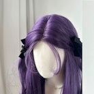 L - email Wig Purple Lace Front Long Wig - lemailwigs