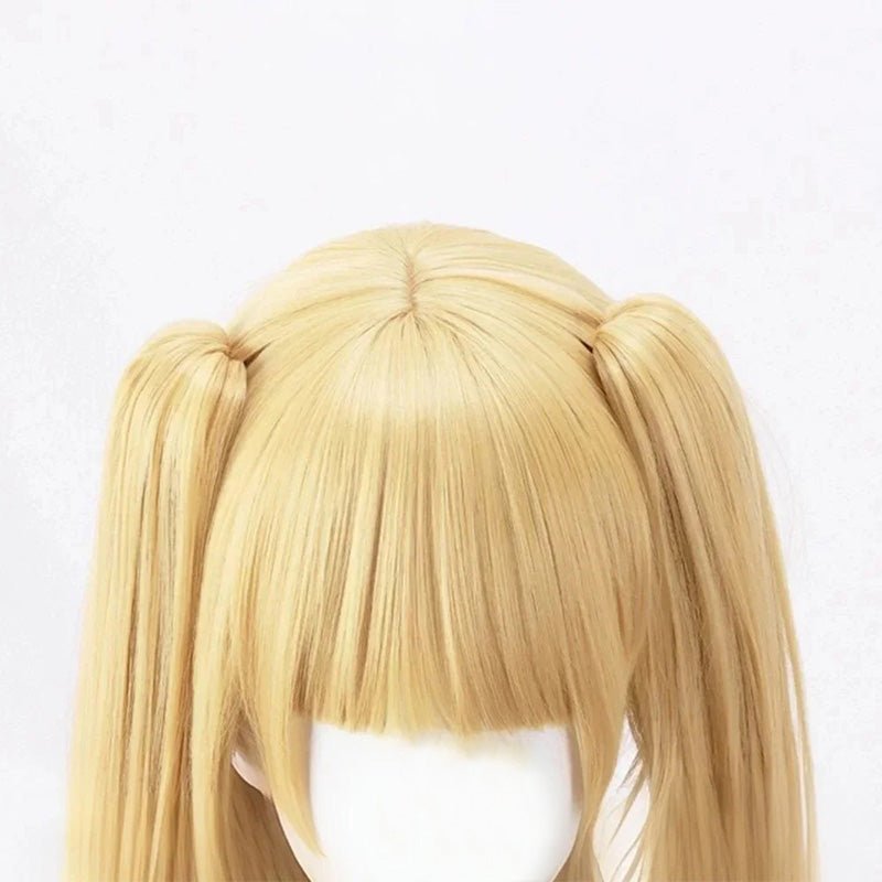 L - email Wig Rozen Maiden Shinku Double Ponytail Gold 120cm Wig - lemailwigs