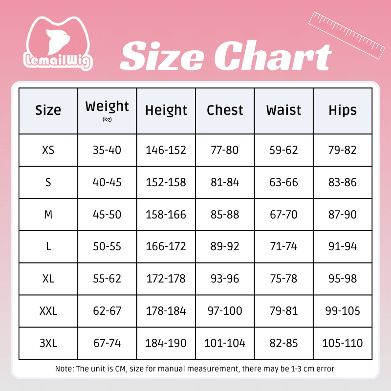 L - email Wig SAKAMOTO DAYS Lu Shaotang Cosplay Costume And Wig Full Set - lemailwigs