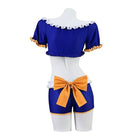 L - email Wig Uma musume: Pretty Derby Daiwa Scarlet Swimsuit Cosplay Costume - lemailwigs