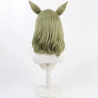 L - email Wig Umamusume: Pretty Derby Air Messiah Green Ear And Tail Cosplay Wig - lemailwigs