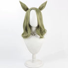 L - email Wig Umamusume: Pretty Derby Air Messiah Green Ear And Tail Cosplay Wig - lemailwigs