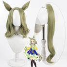L - email Wig Umamusume: Pretty Derby Air Messiah Green Ear And Tail Cosplay Wig - lemailwigs