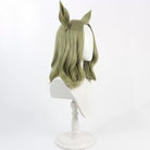 L - email Wig Umamusume: Pretty Derby Air Messiah Green Ear And Tail Cosplay Wig - lemailwigs