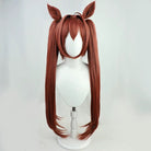 L - email Wig Umamusume: Pretty Derby Daiwa Scarlet Brown Halloween Cosplay Wig - lemailwigs