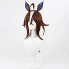 L - email Wig Umamusume: Pretty Derby Epiphaneia Brown Cosplay Wig Tail - lemailwigs