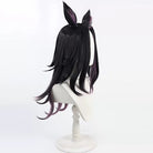 L - email Wig Umamusume: Pretty Derby Fenomeno Black Purple Tail And Ears Halloween Cosplay Wig - lemailwigs