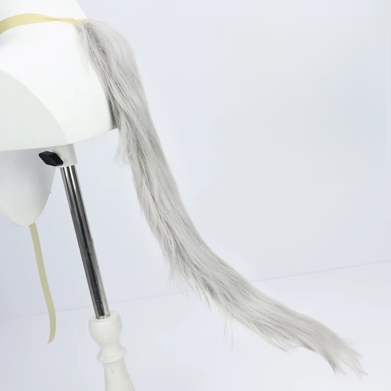 L - email Wig Umamusume: Pretty Derby Gold Ship 90cm Tail And Ears Halloween Cosplay Wig - lemailwigs