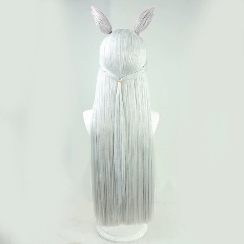 L - email Wig Umamusume: Pretty Derby Gold Ship 90cm Tail And Ears Halloween Cosplay Wig - lemailwigs