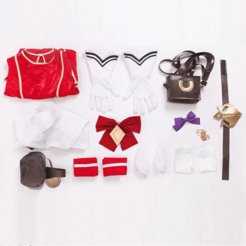 L - email Wig Umamusume: Pretty Derby Gold Ship Treasure Academy Halloween Cosplay Costume And Wig Full Set - lemailwigs