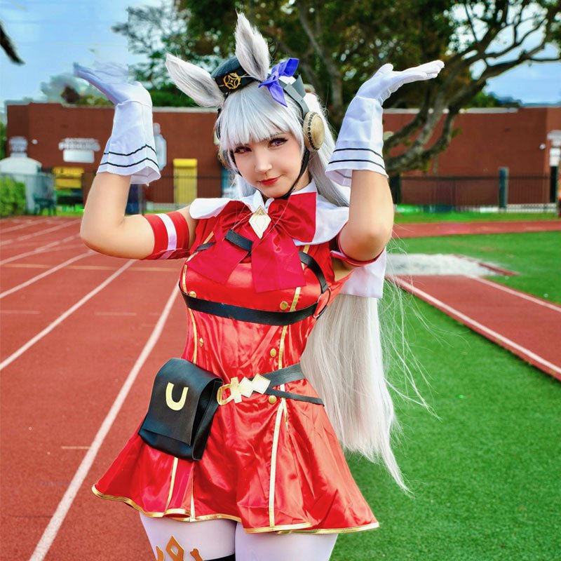 L - email Wig Umamusume: Pretty Derby Goldship Treasure Academy Halloween Cosplay Costume And Wig Full Set - lemailwigs