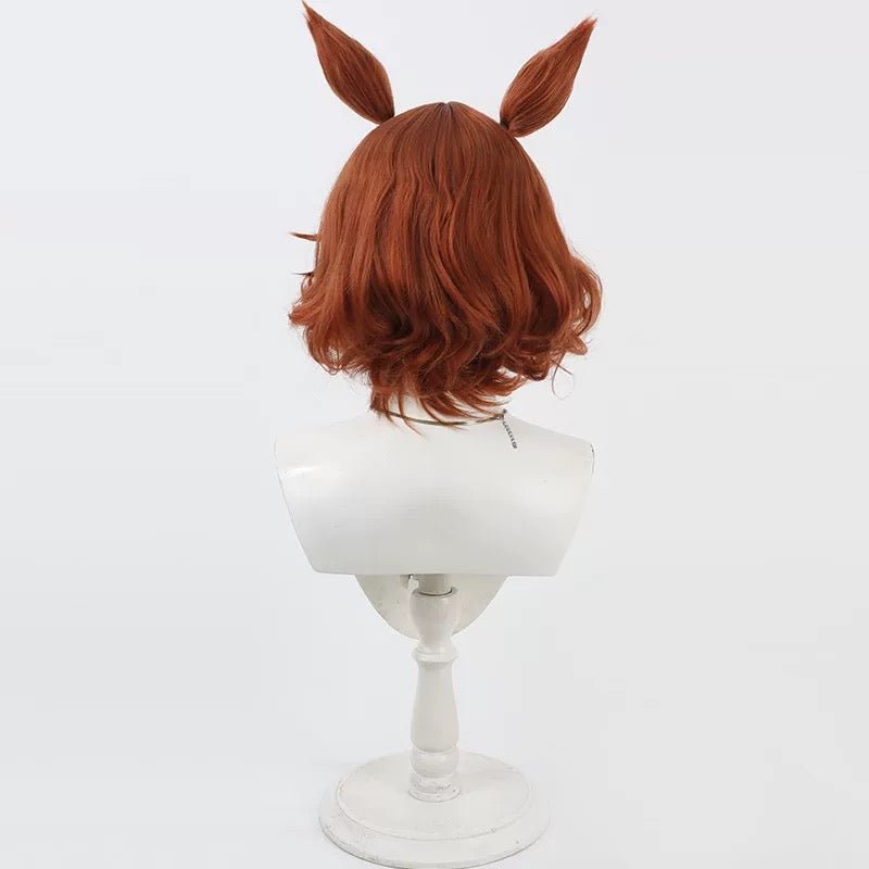 L - email Wig Umamusume: Pretty Derby Haiseiko Ears And Tail Halloween Cosplay Wig - lemailwigs