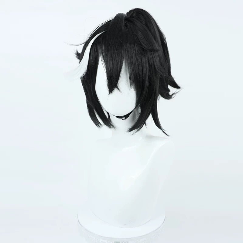 L - email Wig Umamusume: Pretty Derby Katsuragi Ace Black 40cm Halloween Cosplay Wig - lemailwigs