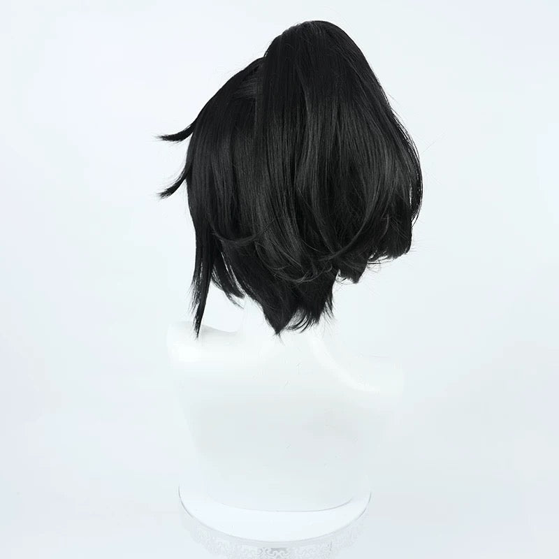 L - email Wig Umamusume: Pretty Derby Katsuragi Ace Black 40cm Halloween Cosplay Wig - lemailwigs
