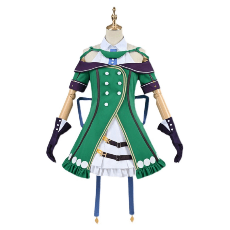 L-email Wig Umamusume: Pretty Derby King Halo Racing Outfit Cosplay Costume - lemailwigs