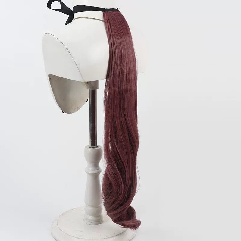 L - email Wig Umamusume: Pretty Derby Lucky Lilac Brown Ear And Tail Cosplay Wig - lemailwigs