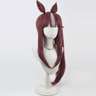 L - email Wig Umamusume: Pretty Derby Lucky Lilac Brown Ear And Tail Cosplay Wig - lemailwigs