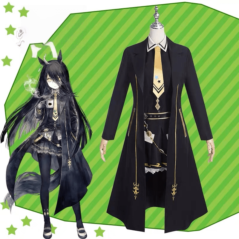 L-email Wig Umamusume: Pretty Derby Manhattan Cafe Racing Outfit Cosplay Costume - lemailwigs