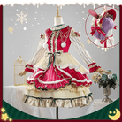 L - email Wig Umamusume: Pretty Derby Mejiro Bright Christmas Cosplay Costume - lemailwigs