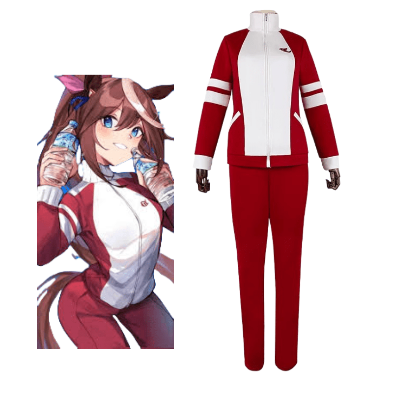 L - email Wig Umamusume: Pretty Derby Mr.C.B.Tracen Academy School Tracksuit Halloween Cosplay Costume - lemailwigs