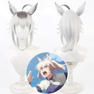 L - email Wig Umamusume: Pretty Derby Oguri Cap 45cm Ears And Tail Halloween Cosplay Wig - lemailwigs