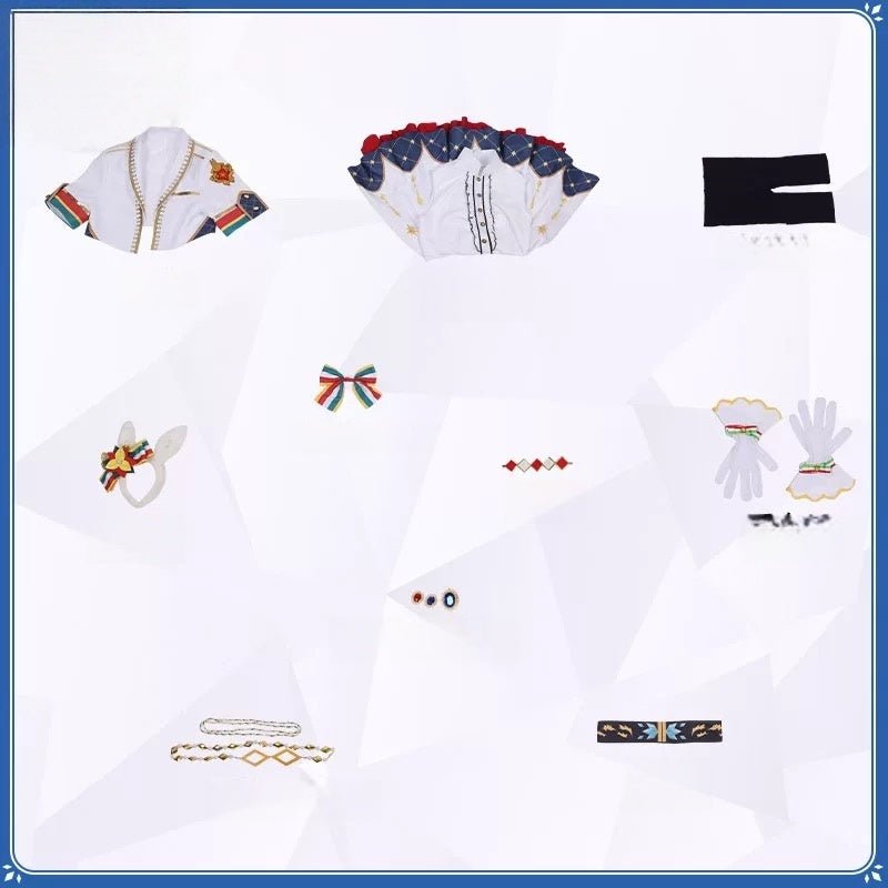 L - email Wig Umamusume: Pretty Derby Oguri Cap Christmas Halloween Cosplay Costume And Wig Full Set - lemailwigs