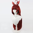 L - email Wig Umamusume: Pretty Derby Red Desire Ears And Tail Cosplay Wig - lemailwigs