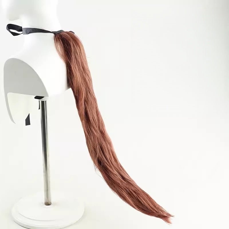 L - email Wig Umamusume: Pretty Derby Sounds of Earth Brown 50cm Halloween Cosplay Wig - lemailwigs