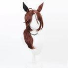 L - email Wig Umamusume: Pretty Derby Sounds of Earth Brown 50cm Halloween Cosplay Wig - lemailwigs