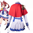 L - email Wig Umamusume: Pretty Derby Tokai Teio Halloween Cosplay Costume And Wig Full Set - lemailwigs