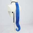 L - email Wig Umamusume: Pretty Derby Twin Turbo Blue - green Halloween Cosplay Wig - lemailwigs