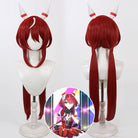 L - email Wig Umamusume: Pretty Derby Win Variation Red 80cm Halloween Cosplay Wig - lemailwigs