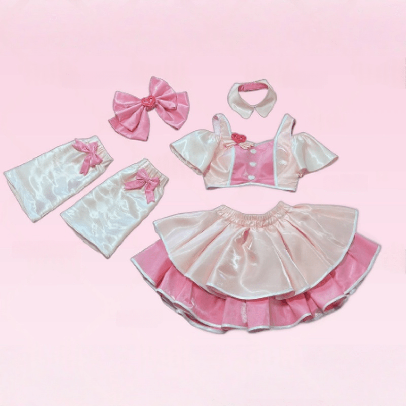 L-email Wig Umamusume:Pretty Derby 4.5th Anniversary Still in Love Performance Pink Cosplay Costume - lemailwigs